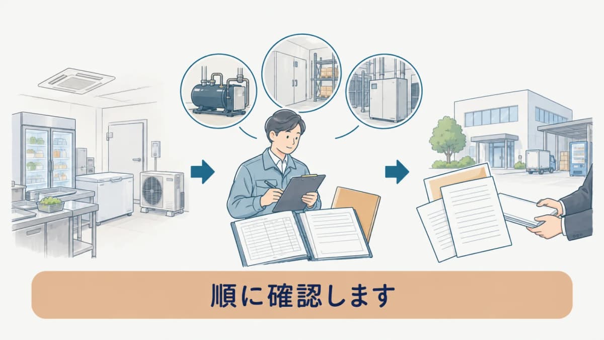 年度終了から提出期限までの確認順を示す図